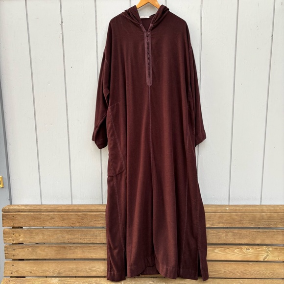 Authentic Handmade Moroccan Djellaba Blanket Robe by Karim Bouriad Marrakech - Picture 1 of 16